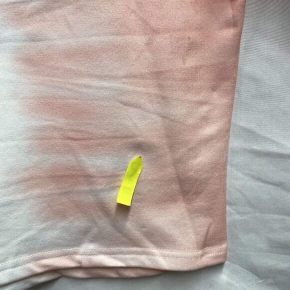 Minipeach Tie Dye Hoodie T-Shirt Women Small V-neck Long Sleeve Top - Picture 6 of 16